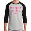 Unisex 50/50 Blend 3/4 Sleeve T-Shirt Thumbnail