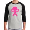 Unisex 50/50 Blend 3/4 Sleeve T-Shirt Thumbnail