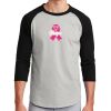 Unisex 50/50 Blend 3/4 Sleeve T-Shirt Thumbnail