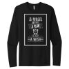 Unisex Premium Cotton Long Sleeve T-Shirt Thumbnail