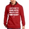 Unisex Light Fleece Hooded Sweatshirt Thumbnail