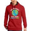 Unisex Light Fleece Hooded Sweatshirt Thumbnail